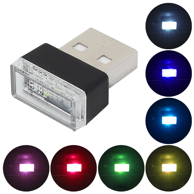 1ks mini USB LED dekorácie Atmosféra žiarovka interiérový štýl dekoratívne okolité svetlo Univerzálne biele ľadové modrá červená ružová