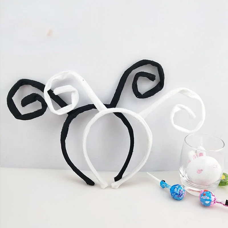 1ks motýľová anténa čelenka Čierny kostým Kostým pre dievčatá Dámske dámske halloween luxusné šaty cosplay hairband