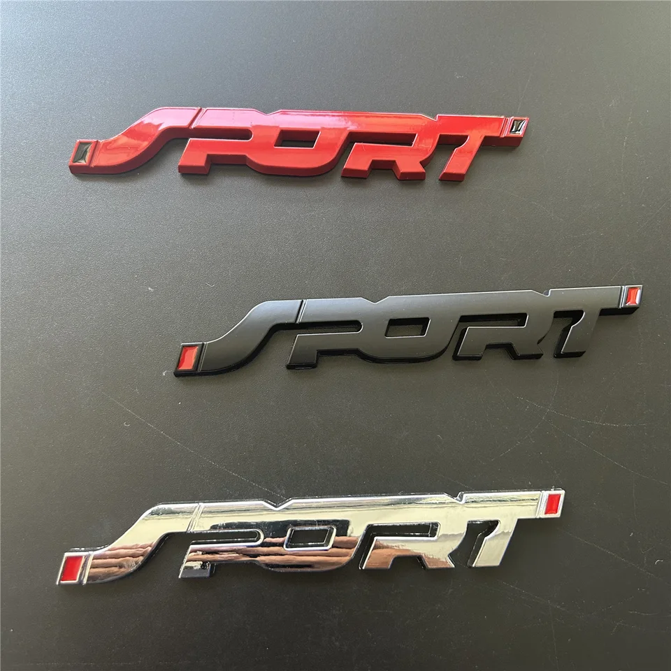 1ks módne 3D kovové športové logo znak odznak Univerzálnu osobnosť automobil