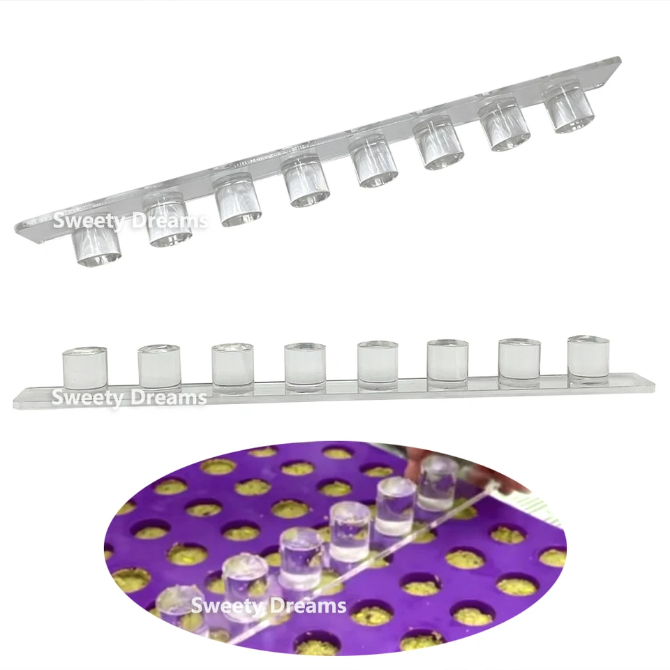 1ks na pečenie lisované formy Použitie pre 88 dutinových silikónových foriem bude mini okrúhle diery náradie kuchynské náradie Gadget