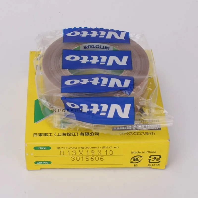 1ks Nitto Denko 973ul páska s vysokou teplotou odolnou lepidlom Nitoflon vodotesná elektrická elektrická elektrická Elektrická T0,13 mm*W (13 mm, 19 mm, 25 mm)*L10M