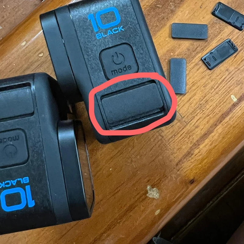 1ks nový originál pre Hero 12 11 10 9 Black Sport Camera Mic Mikrofónový vekový ventil kryt mikrofónu príslušenstva mikrofónu