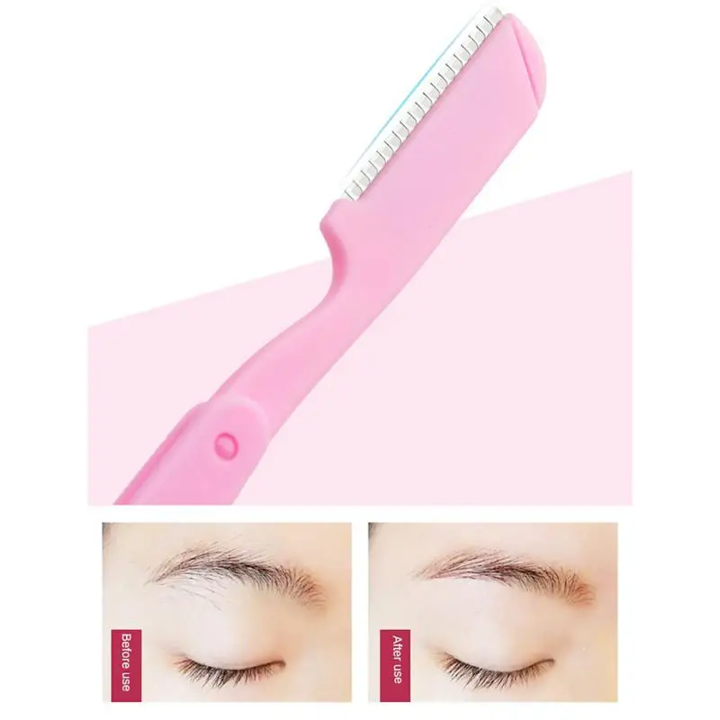 1ks obočie orezávanie noža ostré holenie vlasov nôž na obočie Holenie obočia Trimmer Krásny make -up orezávanie nástroja