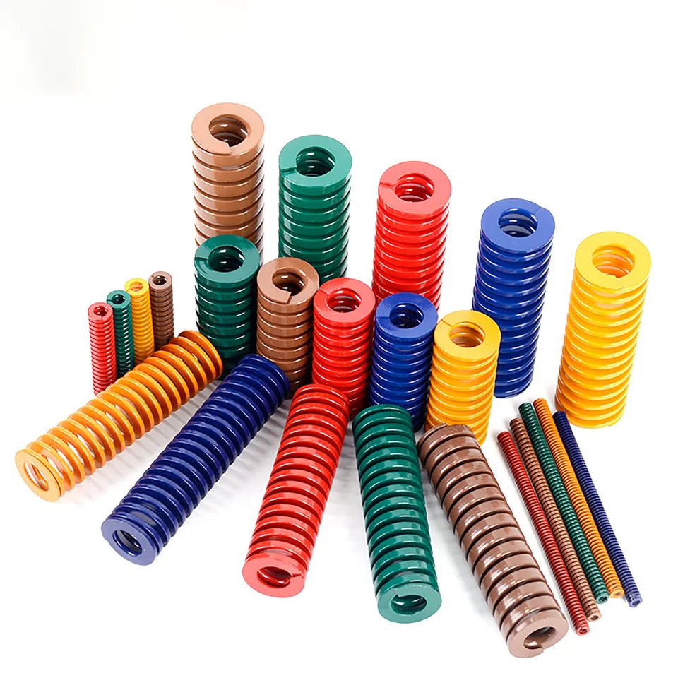 1ks OD 10 mm ID 5 mm kompresné pružina nakladacie pružiny dĺžka formy pružina 15-100 mm žltá/modrá/červená/zelená/hnedá