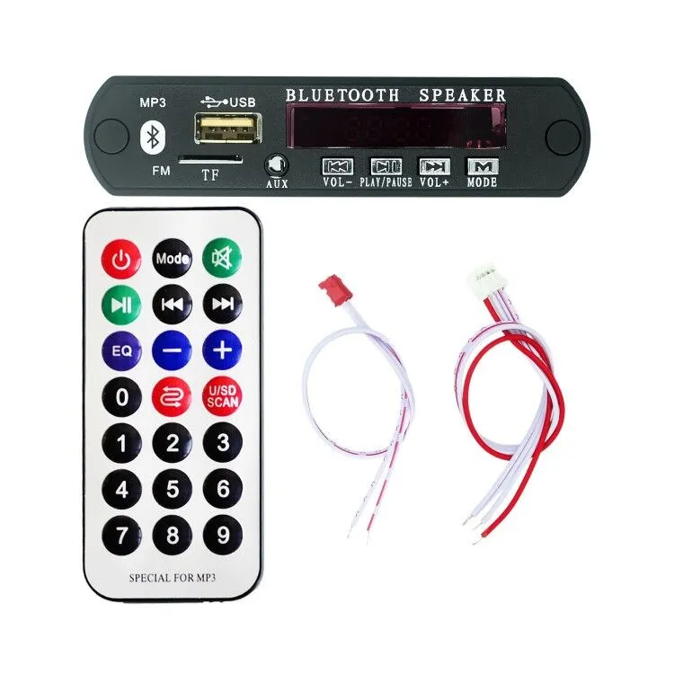 1ks pre modul dekódovacej dosky Bluetooth MP3 s slotom na kartu SD / USB / FM / REMOLE DECODING MODUL MODULU M011
