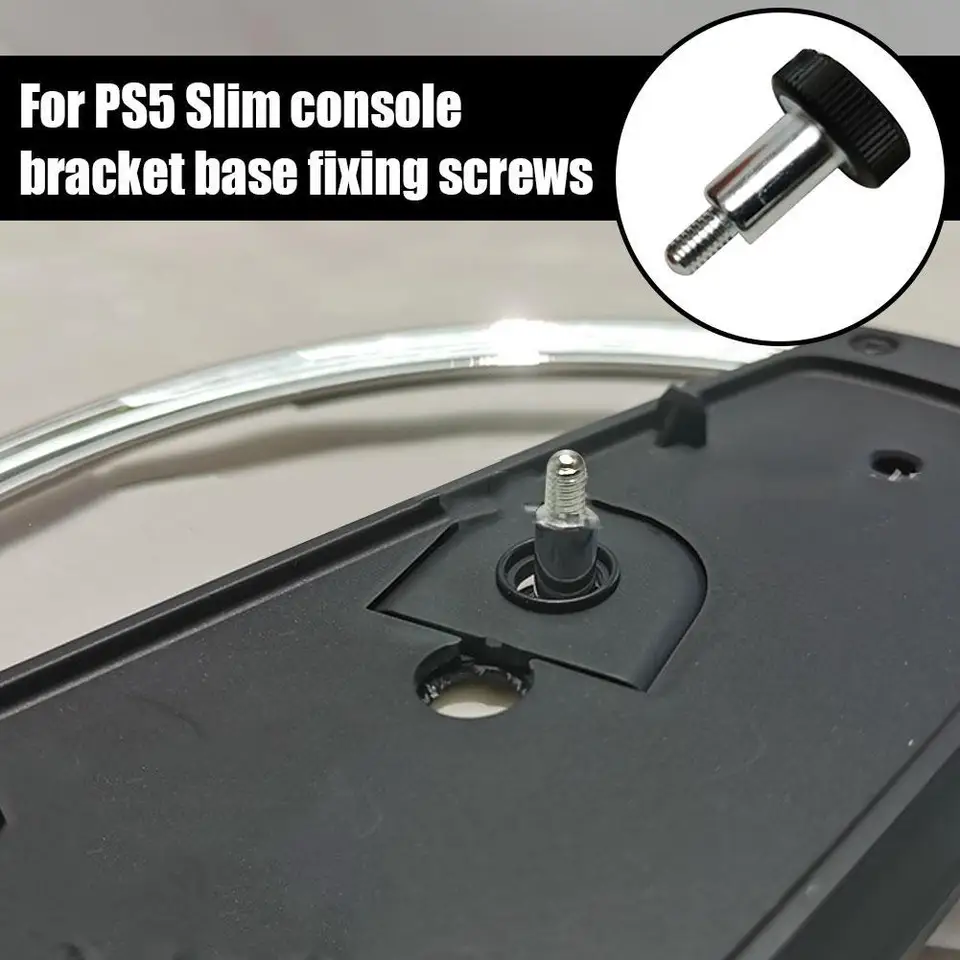1ks pre PS5 Slim Console Bracket Base Upraviteľné skrutky pre PlayStation5 Slim Editions Base Držiak nástrojov