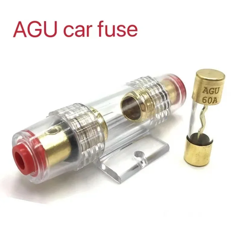 1ks pre zosilňovač automobilu Audio, Audio Evidifit poistková skrinka 4/8 a 10 drôtov s poistkou 60AM 60A/80A.