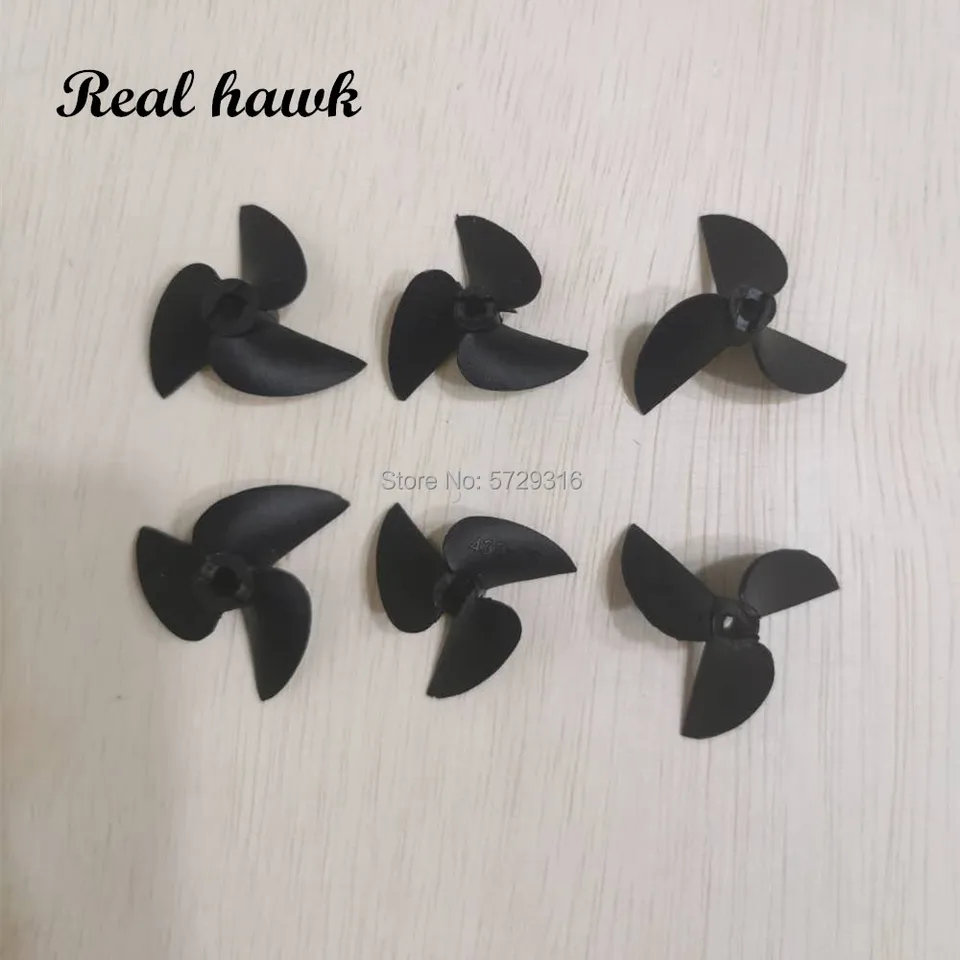 1ks RC RC vrtuľa 3-lopatková loď Nylon kladné alebo spätné vrtule pre 3,0/4,0 mm hriadeľ RC Loď 3 Blade Plastové pádla