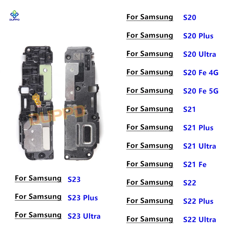 1ks reproduktor pre Samsung S23 S22 S21 Plus S20 Ultra S20 Fe 4G 5G Loud reproduktor Buzzer Ringer Part