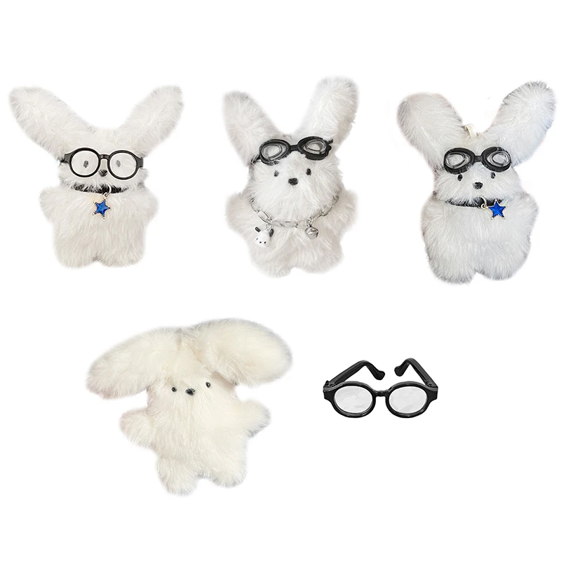 1ks roztomilé plyšové králičie bábiky Kľúčové reťaze prsteň Žena Keychain Bag Charms hračky auta keyring party darček pre drobné darčeky pre priateľov