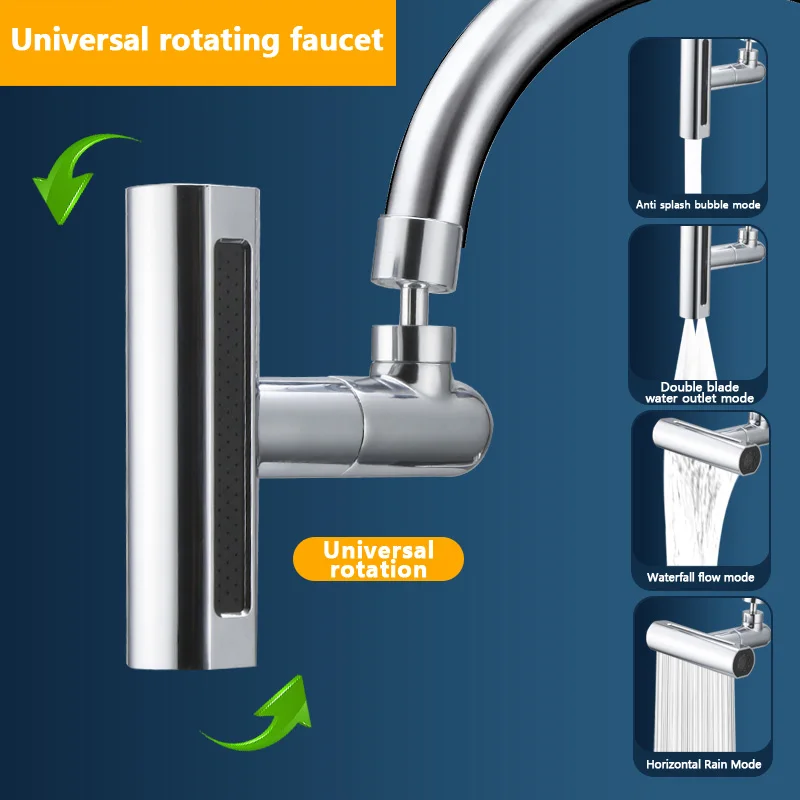 1ks -rýchlostné otočné otočné umývačky riadu Faucet Malé lietajúce dažďové kohútiky