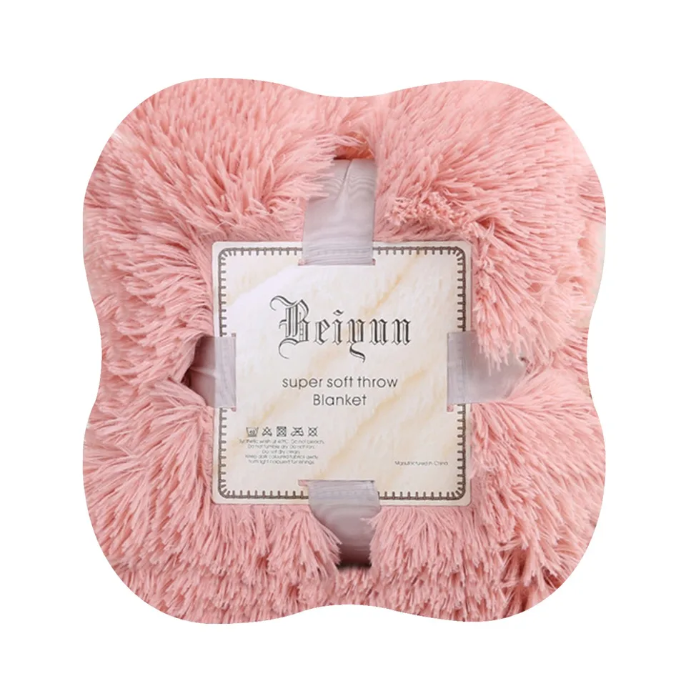 1ks super mäkké fuzzy kožušinové faux elegantné útulné s nadýchaným hádzaním prikrývky postele pohovka Bedspread Dlhá chlpatá mäkká teplá posteľná bielizeň