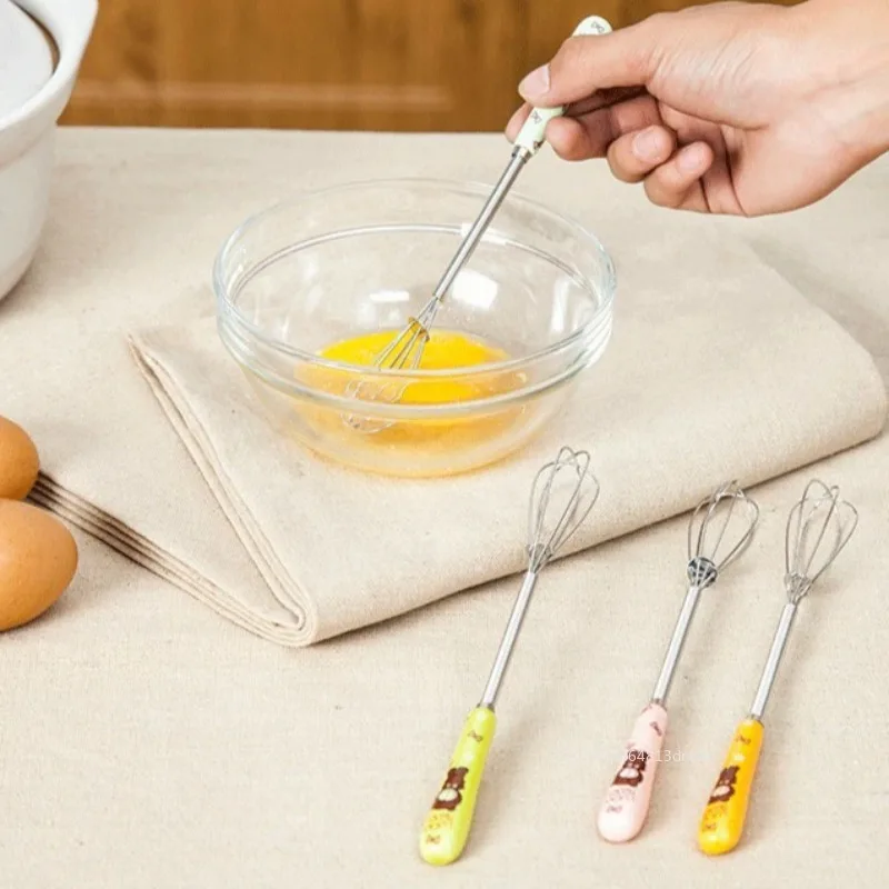 1ks vaječné šľahač kávové mlieko nápoj Mini mixér keramická rukoväť Miešanie šľahačky Frother Foamer Praktické kuchynské gadgety