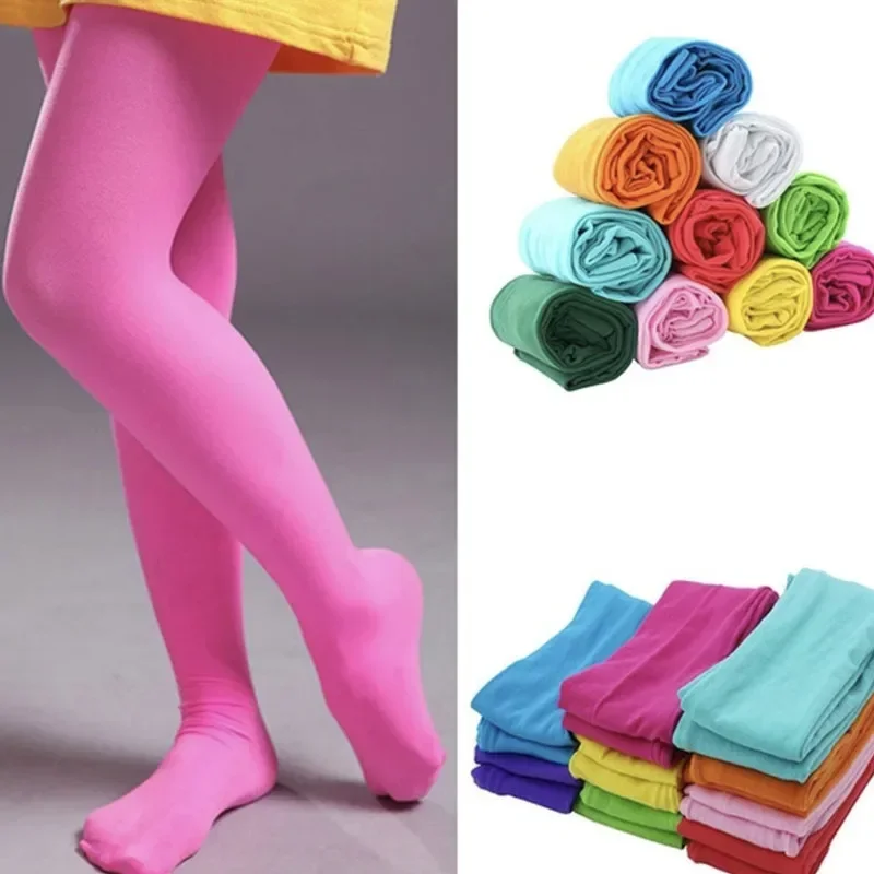 1ks/veľa dievčatkových pančuchách svadby Party Latinský tanec Velvet Kids Pantyhose Children Brand Suit po dobu 3-12 rokov