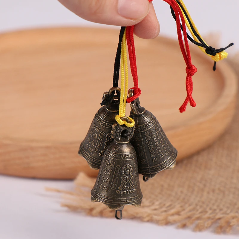 1ks vintage guanyin veterný zvonček zvonček medený dvor záhradný dekor veterný zvonček vonkajší závesný chrám Ornament dekor