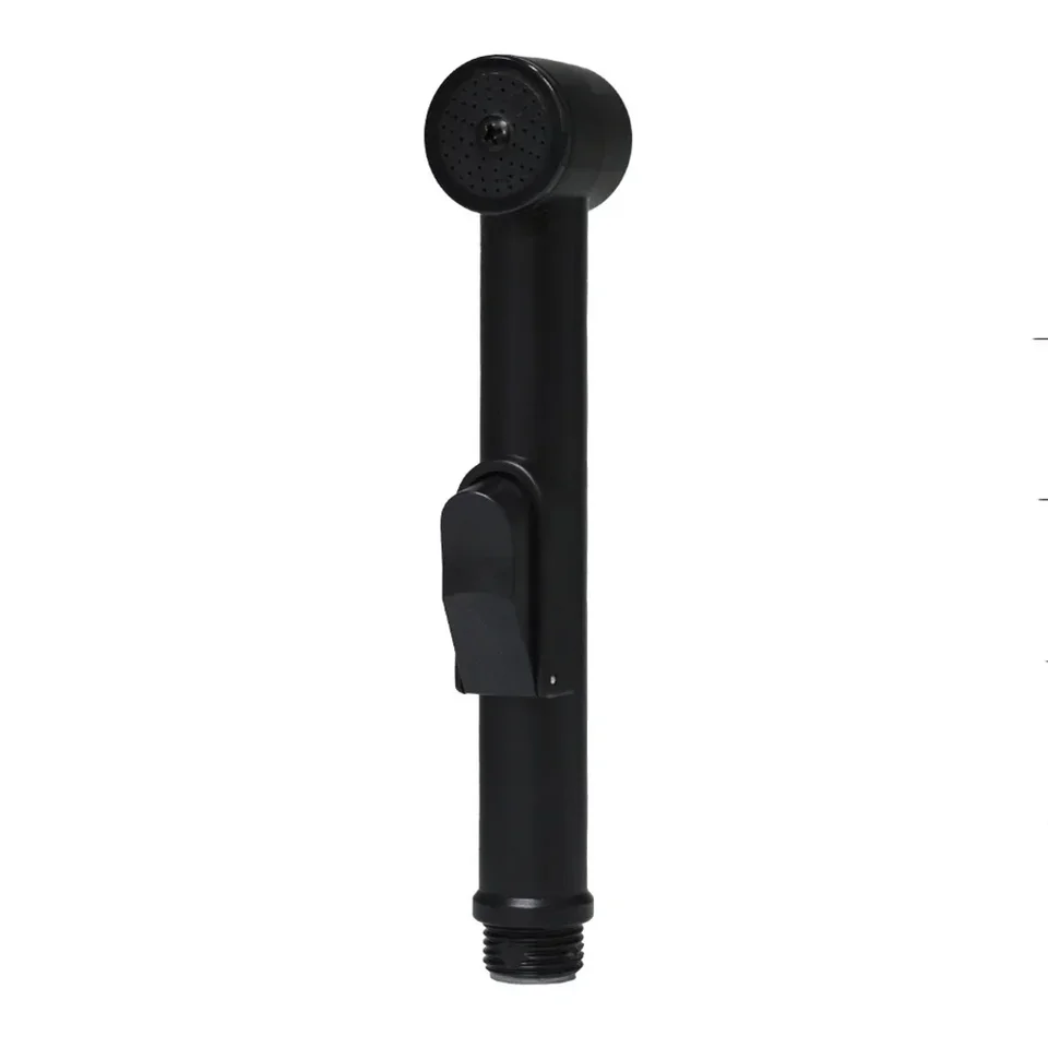 1ks čierny ABS postrek v ručnom toalete bidenet shattaf sprej Hower Head Dýza 181x33 mm toalety bidenety Bidenets Bidets Čak
