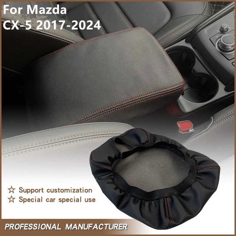 1ksové dekoratívne interiérové ​​príslušenstvo lakťové lakťové lístky pre krabicu pre Mazda CX-5 CX5 CX 5 KF 2017 2018 2019 2020 2021 2022