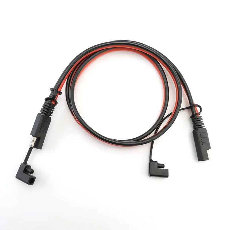 1m 12awg SAE to SAE konektor rýchle odpojenie predlžovacieho kábla 30A Prachový uzáver pre nabíjanie batérie CAMP TAILER Solárne panely