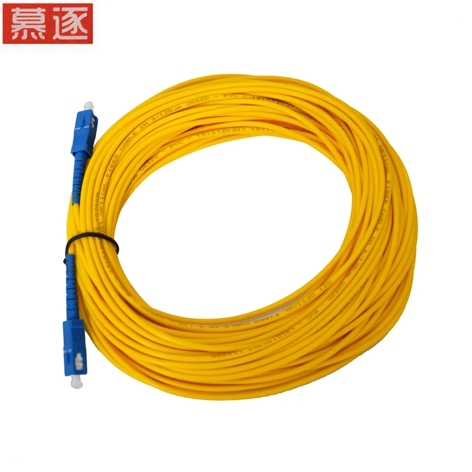 1m 3 m 5m 10m 20 m 30m 30 m SC až SC Fiber Patch káblového kábla SM Simplex Single Mode Optic pre sieť CS-CS 10TF 16 stôp 33 stôp