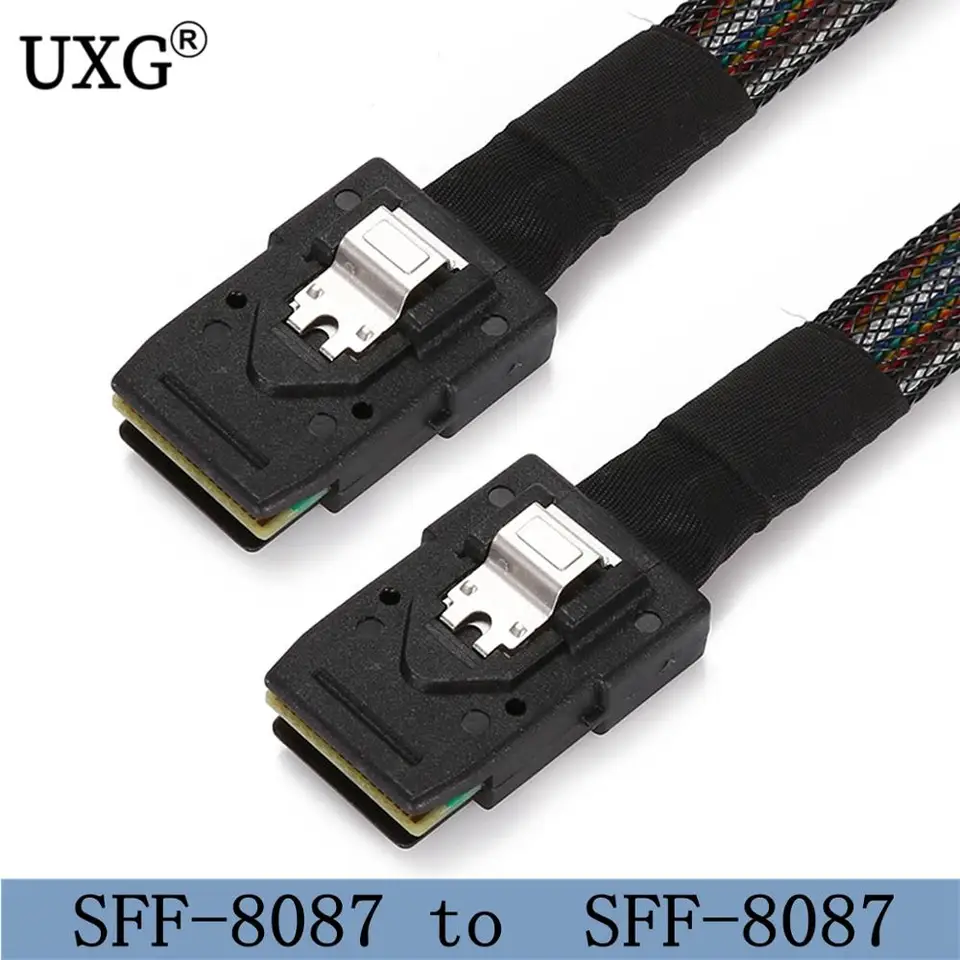 1m 75 cm interný mini SAS 36Pin SFF-8087 do Mini SAS 36PIN SFF-8087 Server HARD Disk RAID DAT DAT DATA pre radič až do zadnej dosky