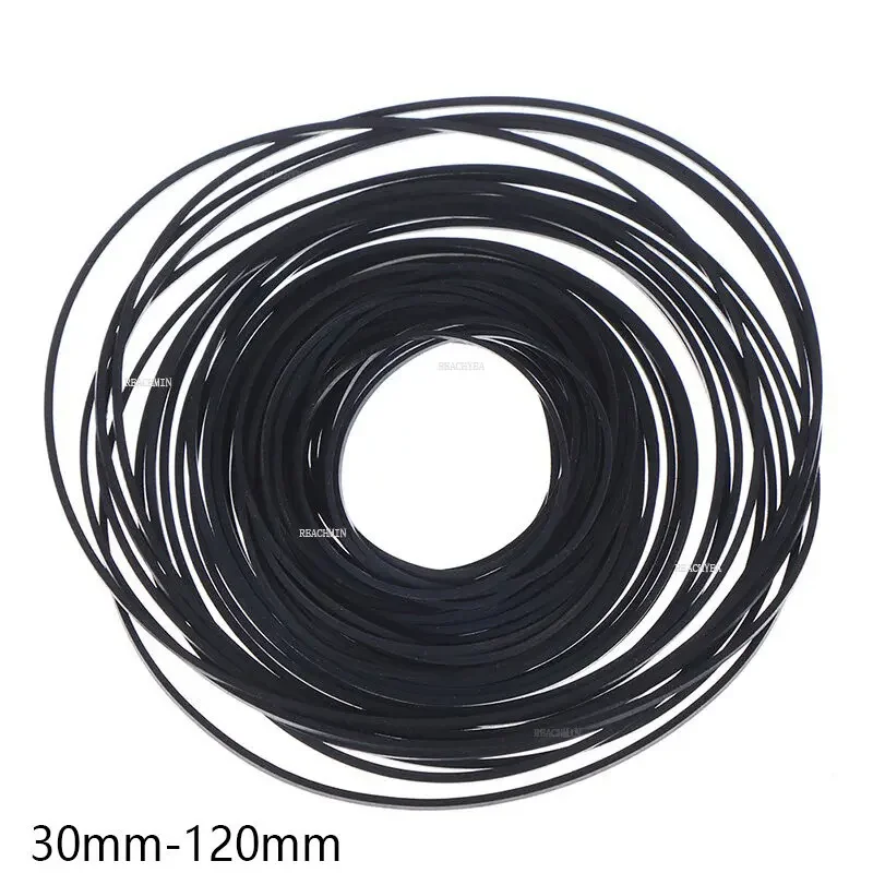 1pack mix kazety Výmena gumovej kazety CD DVD kazety kazetový magnetofón Otočiteľný pásový pás pre video CD-ROM Video stroje 1*1 mm