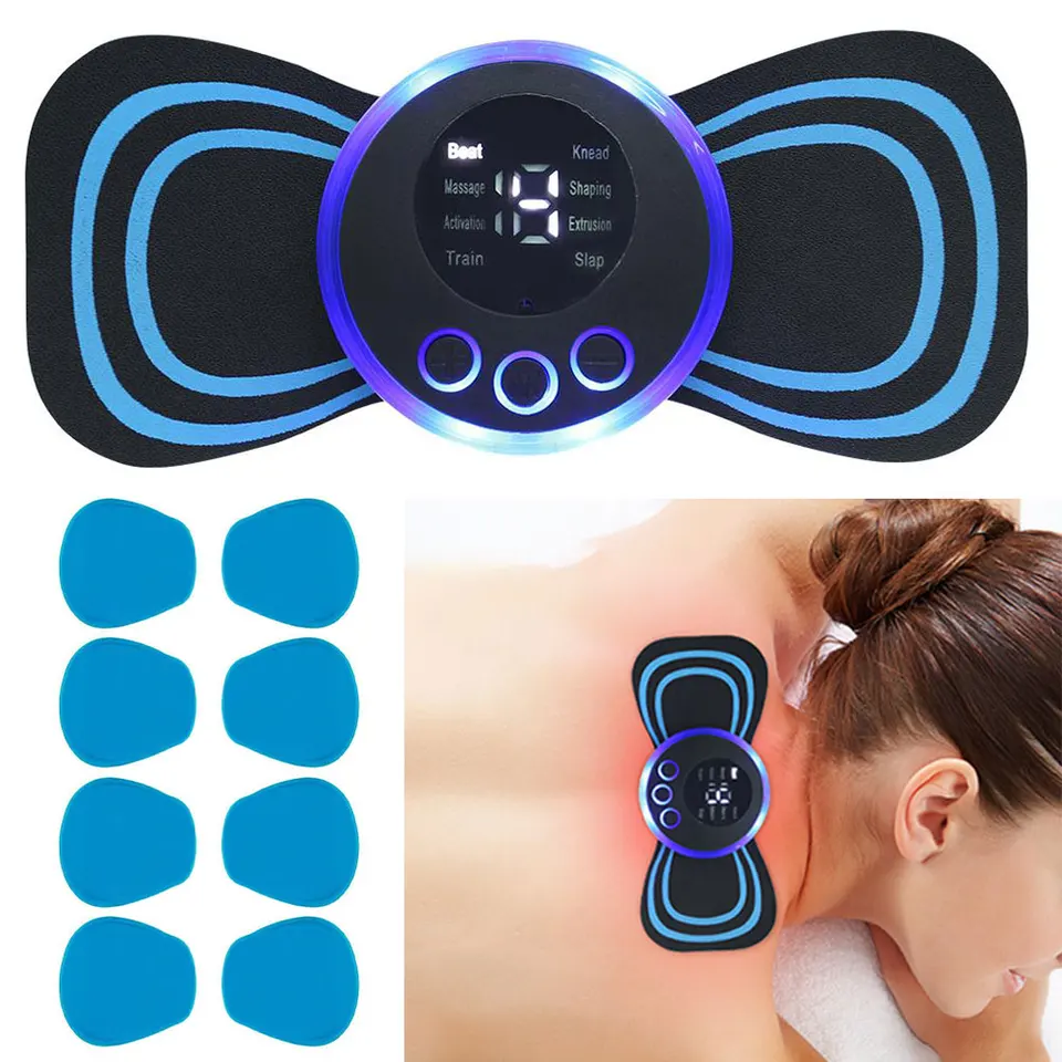 1Pair/2ks Massager Náhradný náhradný kremíkový gélový masér Massager Opakovateľný Pohodlný neškodný neškodný trénera trénera trénera EMS