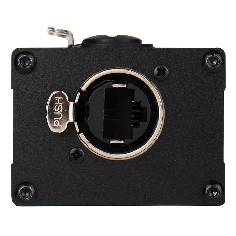 1Pair 4-kanál 3-kolíkový XLR alebo 6,3 mm Audio a DMX cez predlžovanie sieťových káblov, DMX512 Sieťový signál Muž+ žena+ Žena