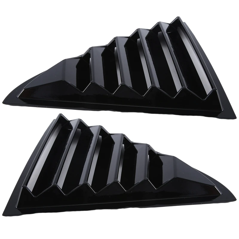 1Pair Car Auto Zadné okenné okenné obloženie krupice Cover Cover Auto Plast pre Chrysler 300 2011-2022