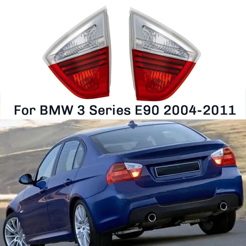 1Pair Car Taillight Vnútorné zadné brzdové svetlo pre BMW 3 Series E90 2004-2011 Turn Signal Light 63216937460 63216937459