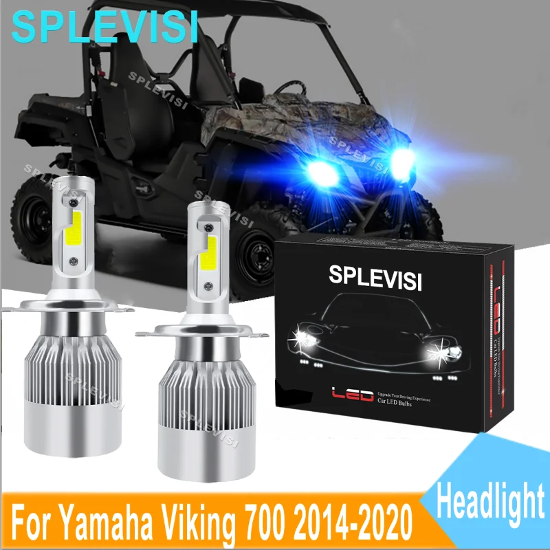 1Pair COB 8000K vysoký nízky lúč na výmenu pre Yamaha Viking 700 2014 2015 2016 2017 2018 2019 2019 2020 LED svetlomet 12V 24V 90 W žiarovky