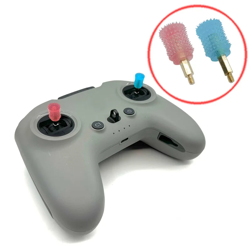 1Pair diaľkový ovládač Joystick palec palca konce koncov rockerovej páky proti štrbiniu pre dji fpv rc 2/rc 3 Drone Accessories