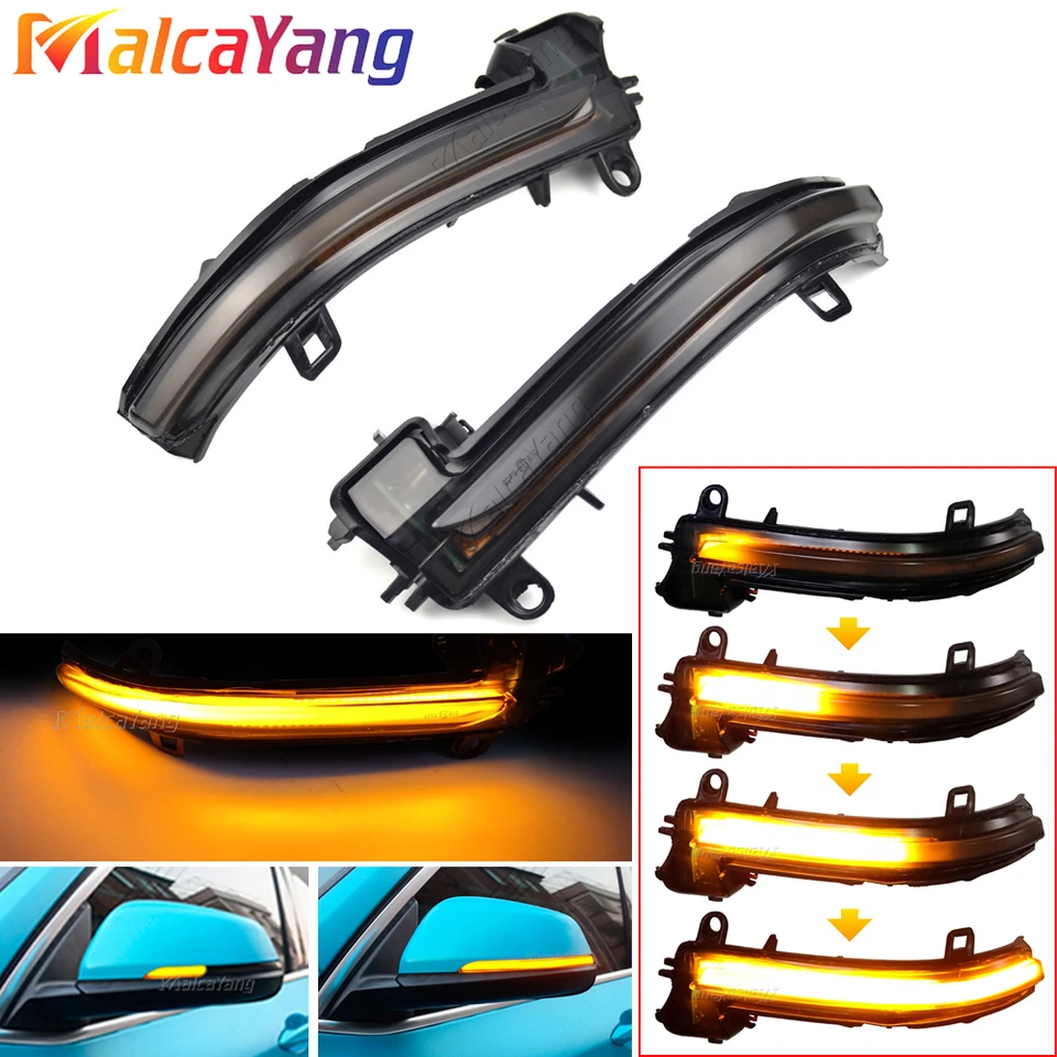 1Pair Dynamic Riadenie signálu LED Zadné zrkadlo LED Zobrazenie Zrkadlo označujúce blesk pre BMW F20 F30 F31 F21 F22 F23 F32 F33 F34 X1 E84 1 2 3 4