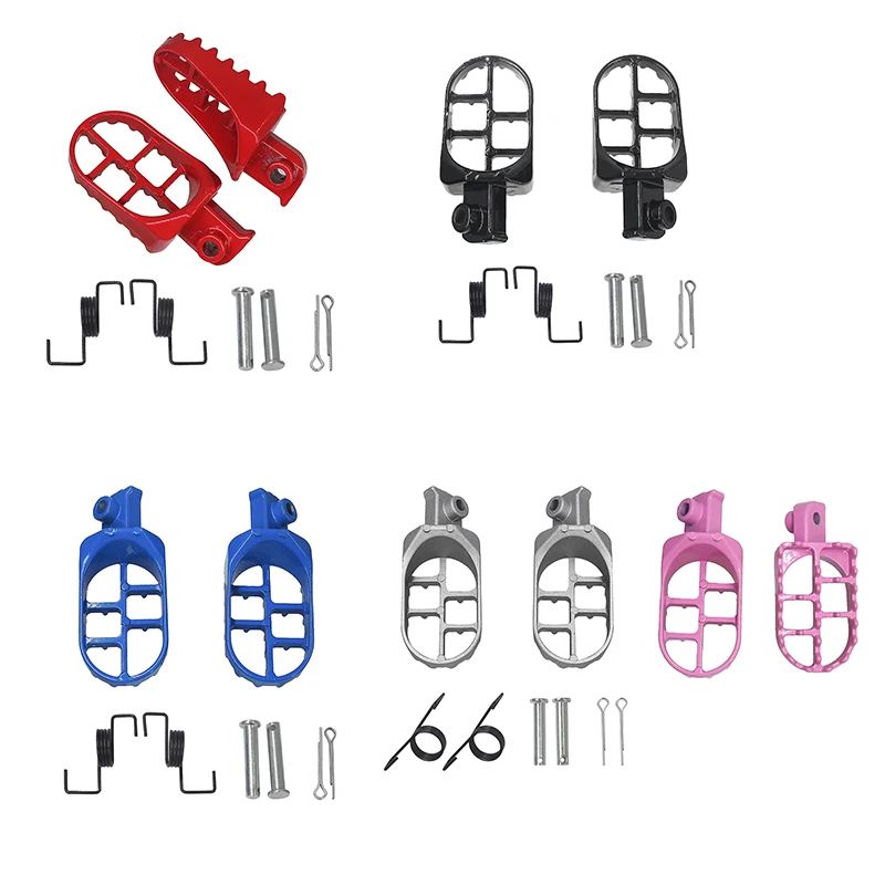 1Pair Foot Pegs Ress Footpegs pre Yamaha PW50 80 TW200 pre XR50R CRF50 CRF70 CRF80 CRF100F Motorbike Chinese Dirt Pit Bike Bike