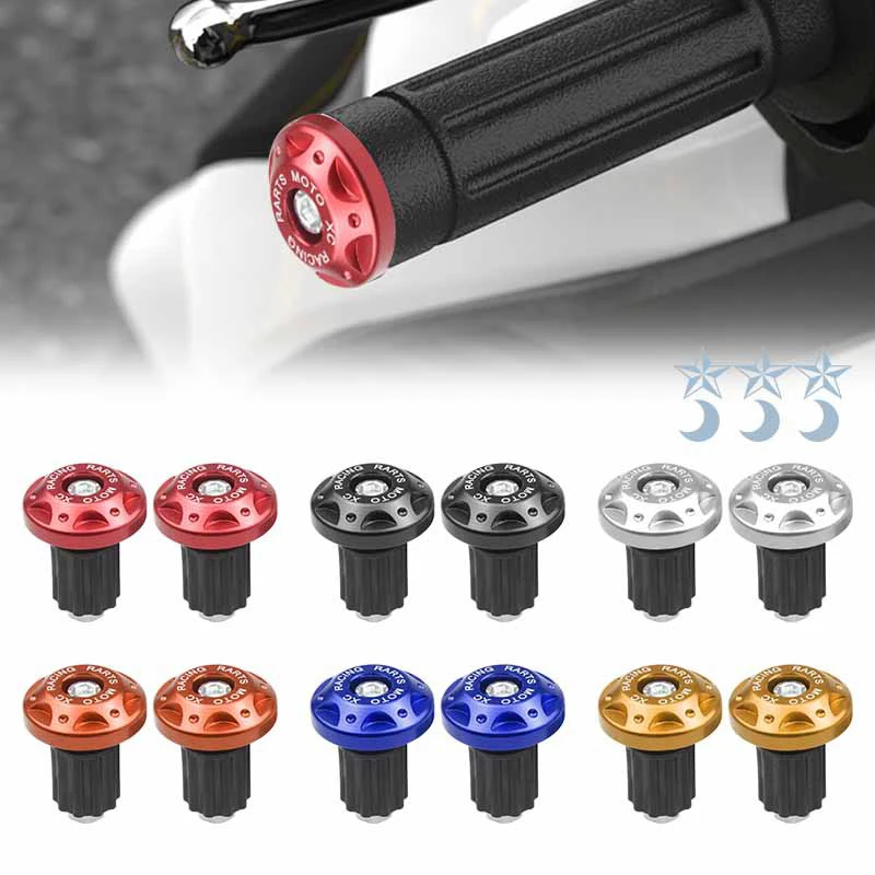 1Pair Motorcycle Ruck Rukovina koncov koncovky zástrčky riadidlá zástrčky
