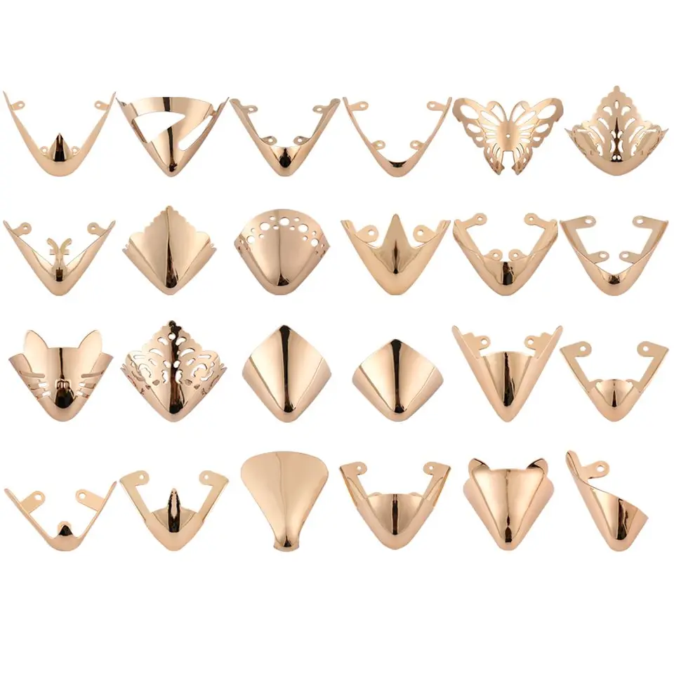 1pair móda lesklé lesklé lesklé vysoké podpätky topánky na špičke na špičke Elegantné kovové materiály Clips Clips Shoe Opravy doplnky