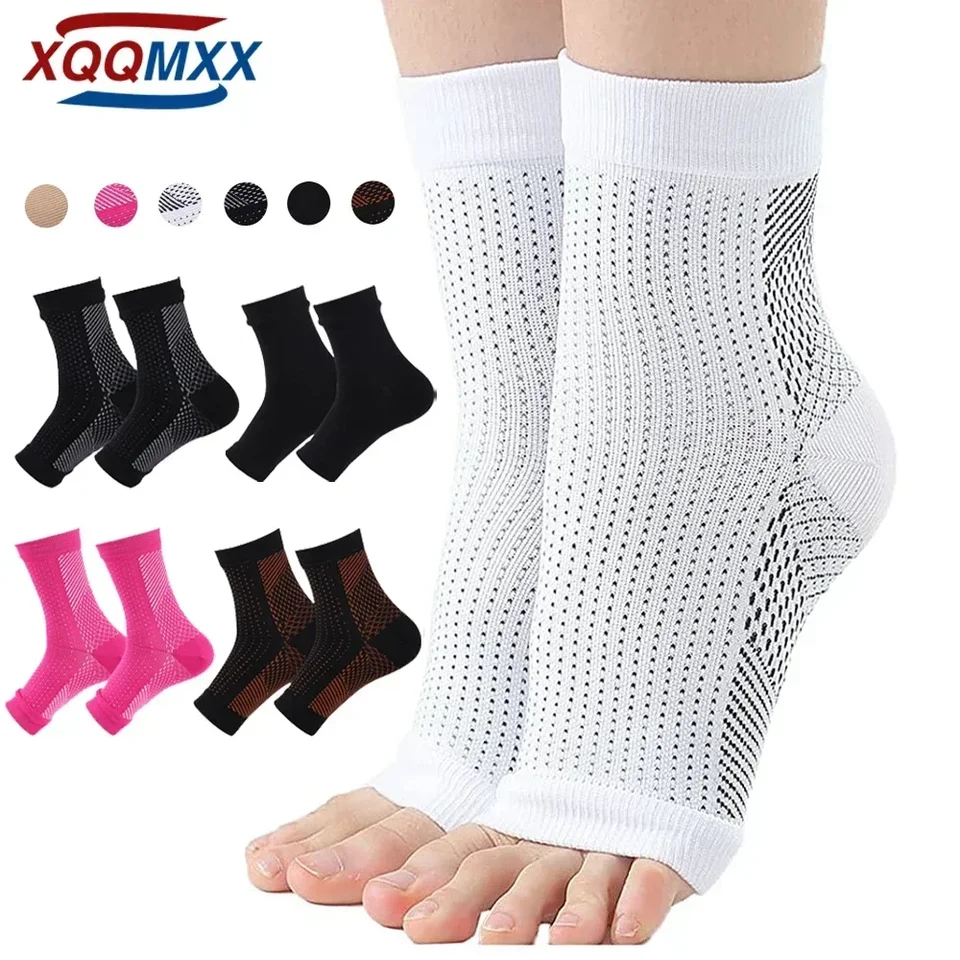 1Pair neuropatia ponožky pre ženy, upokojte kompresné ponožky pre bolesť neuropatie, úľava na opuch fasciitídy členkovej ortézy.