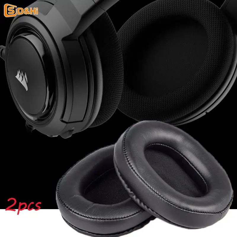 1Pair náhradné penové ušné doštičky vankúš vankúš pre Corsair HS35 HS40 herné slúchadlá slúchadlá slúchadlá uši
