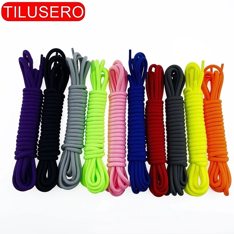 1Pair Round Shoelaces 90 cm 120 cm 150 cm polyester Solid Classic Classic Martin Boot Shoelace Casual Sports Boots topánky čipky T108