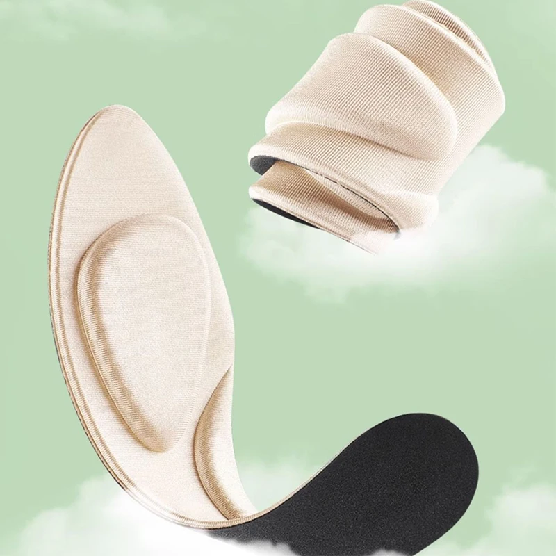 1Pair s vysokým podpätkom topánky podrážky podložky podložky Dámske vložky sandálové vložky Antislip Mäkké dno priedušné dezodorkačné vložky