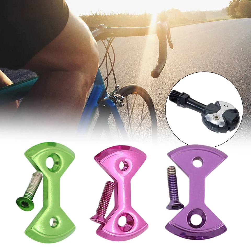 1pair ultralight Bike Pedal Plate Bow For Speedplay for WithBolt zliatiny Bicycle Pedal vretená zelené/fialové/ružové cyklistické diely