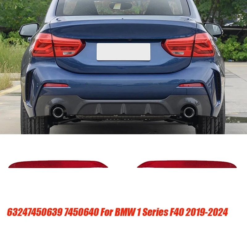1Pair Zadný nárazník reflektor Light Tink 63247450639 7450640 pre BMW 1 2 série F40 F22 F23 2017-2024 7295421 63147295422 ČASŤ