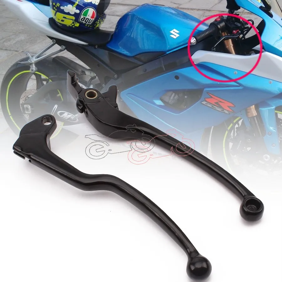 1pair čierna CNC brzdová spojka riadidlá páka pre Suzuki GSXR 600 97-03 750 95-03 1000 01-04 TLR1000S 97-01 Príslušenstvo