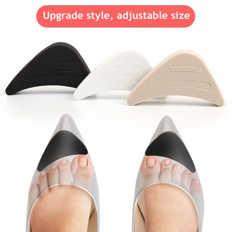 1Pair Ženy s vysokým podpätkom päty vložte prednú výplň na vankúš proti bolesti príslušenstva na prednú časť vložky na prednú stranu vložky na prednú časť stôp