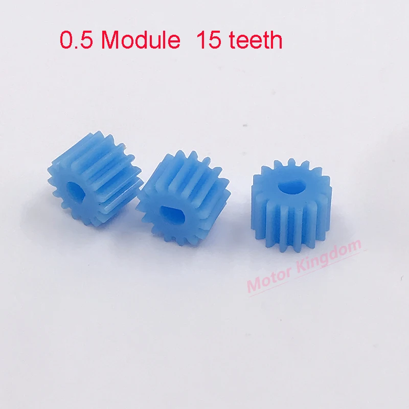 1pc 0,5 modul 15t zubov D 3 mm otvor plastový prevodový stupeň N20 Redukčný prevodový stupeň DIY model