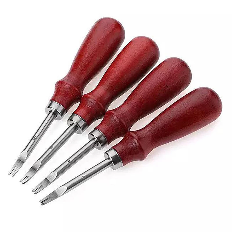 1pc 0,8/1,0/1,2/1,5 mm kožený okrajový skosenie skosenie skosenie skosenie nôž na rezanie ručného remeselného náradia s nástrojmi na kľučku dreva