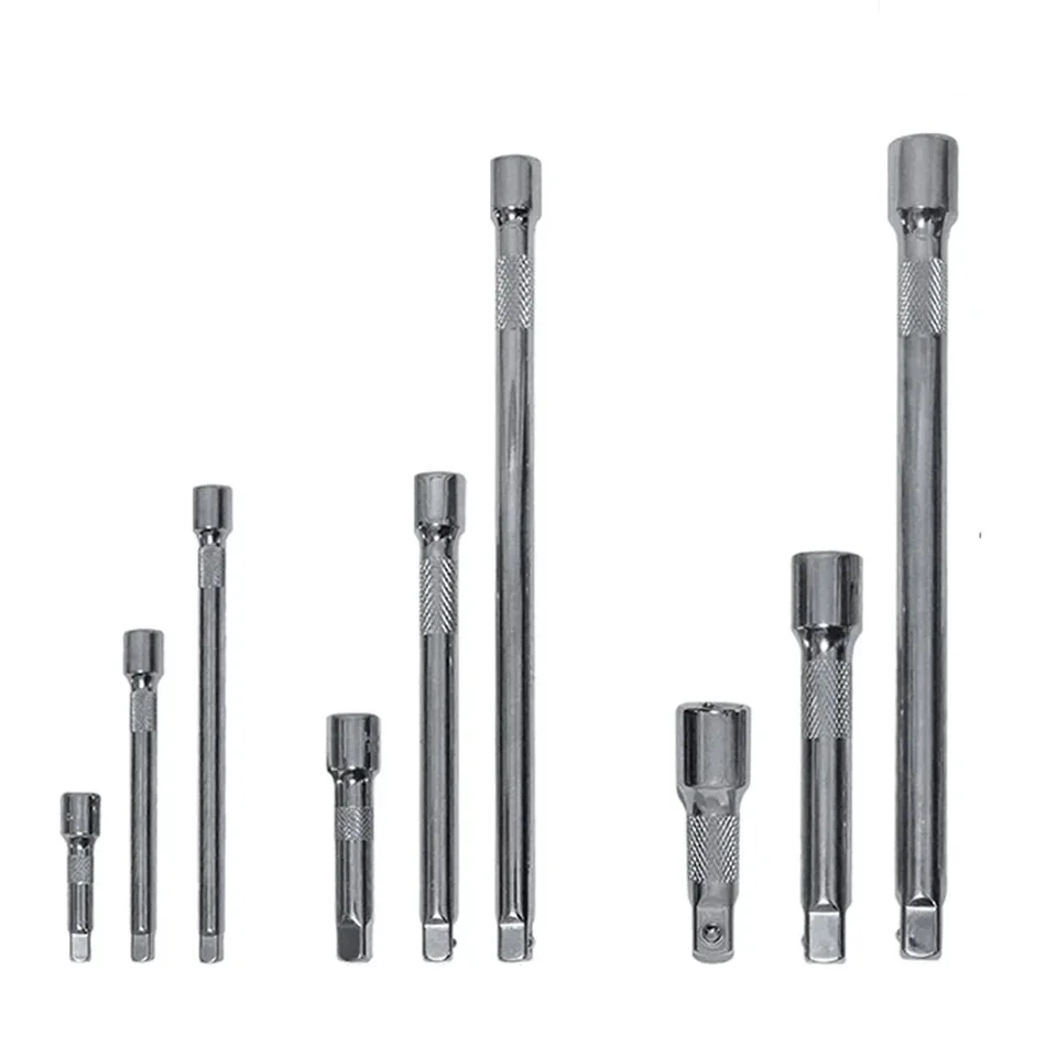 1pc 1/4 3/8 1/2 Raketa s zásuvkou predlžovacia lišta ručných náradia Ručné náradie pre dlhé riadky Rukáv Spojovacie príslušenstvo tyče