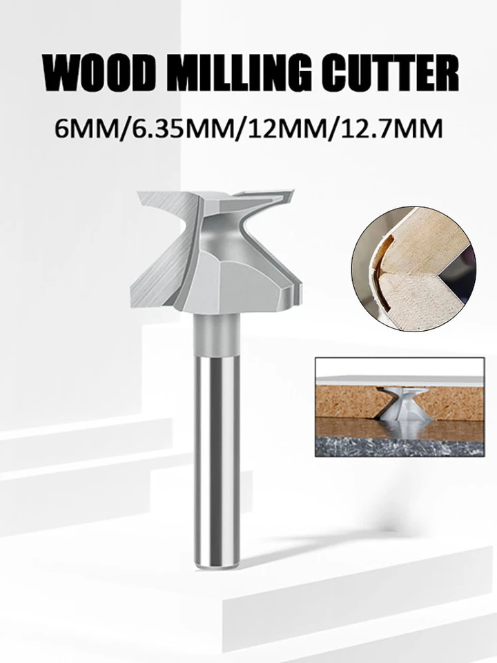 1pc 1/4 rukoväť 1/2 rukoväte oblúka integrovaný nôž 2 okraje, 3 hrany so švami so švami Woodworking Mleting Cutting Nuting Tool
