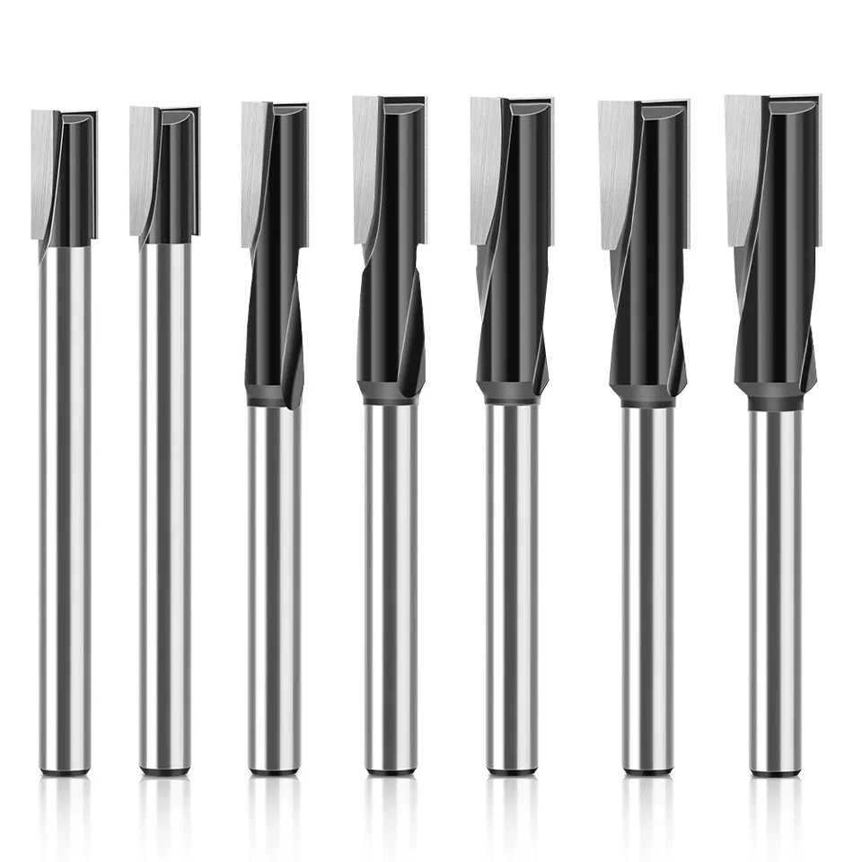 1pc 12 mm stopka na drážku mletia rezbárske drevo pre drevené dvojité flautu Bit Router Bit Mlyn Mlyn 22 mm Woodworking Carpentry Tools