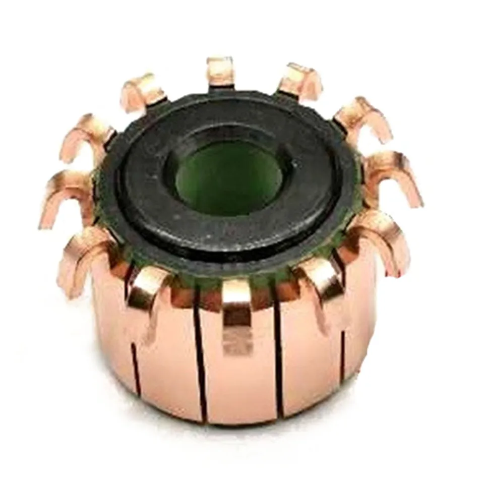 1pc 12p zubov Copper Hook Typ Elektrický motor Motor Commutátor Chy-3389-12 pre elektrické náradie vysokorýchlostné DC Motors Commutator 8x23x17mm