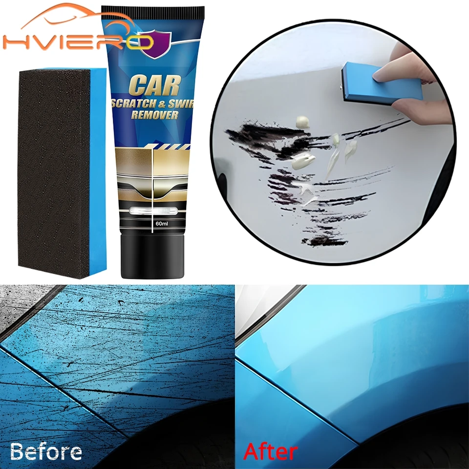 1pc 15 ml auta Scratch Auto Swirl Restoration Nástroje Es leštiaci vosk vosk proti farbám príslušenstvo renovte Univerzálne vytvrdzovanie